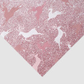 Glitter Rendier Kerstpatroon Tissuepapier (Detail)