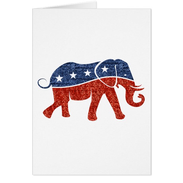 glitter - republikeinse olifant (Voorkant)