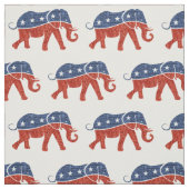 glitter republikeinse olifant stof (Swatch)