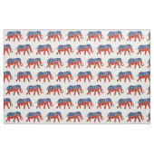 glitter republikeinse olifant stof (Fat Quarter)