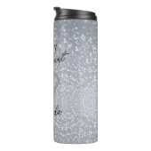 Glitter Retirement Gift voor haar Thermosbeker (Geroteerd rechts)
