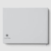 Glitter Rings Guestbook | Luxe Bruiloften Gastenboek (Achterkant)