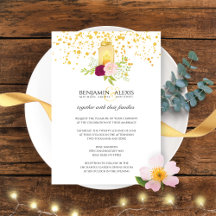 Glitter Romantic Weddenschap tegen Rozen met kaars