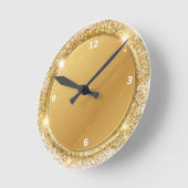 Glitter Ronde Klok (Hoek)