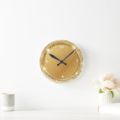 Glitter Ronde Klok (Huis)