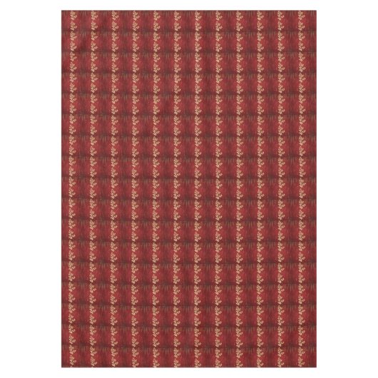 Glitter (rood en goud) tafelkleed (Voorkant)