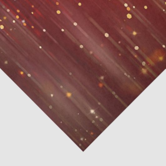 Glitter (rood en goud) tissuepapier (Detail)