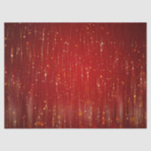 Glitter (rood en goud) tissuepapier (Voorkant)