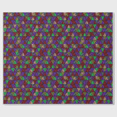 Glitter. Rood, groen, paars. Cadeaupapier (Vlak)