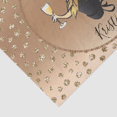 Glitter Roos Gold Birthday of Retirement Party Tissuepapier (Detail)