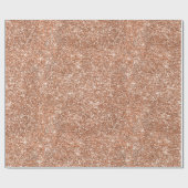 Glitter Roos Gold Cadeaupapier (Vlak)