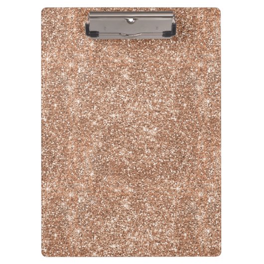 Glitter Roos Gold glitter sparginy Exam Board Klembord (Voorkant)