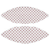 Glitter Roos Gold Hearts Witte achtergrond American Football (Panelen)