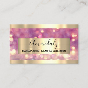 Glitter Roos Gold Lijst Planner Roze Visitekaartje