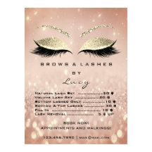 Glitter Roos Gold Makeup Eyes Lashes Prijslijst