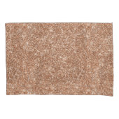 Glitter Roos Gold Water Flacon Kussensloop (Voorkant)