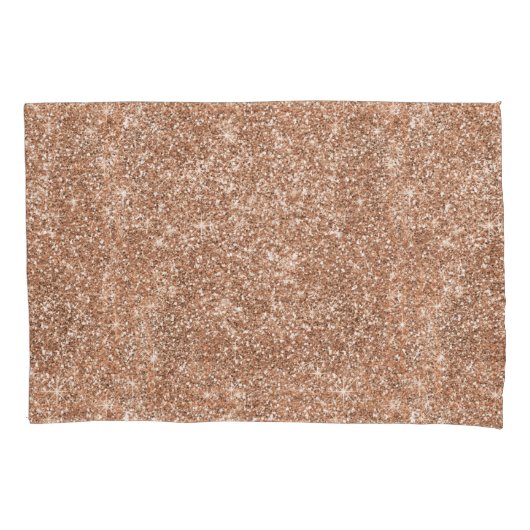 Glitter Roos Gold Water Flacon Kussensloop (Voorkant)