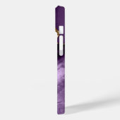 Glitter Roos Goud Paarse Agaat Sparkle Marmer Case-Mate iPhone Case (Achterkant / Links)