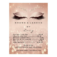 Glitter Roos Gouden make-up oogjes Prijslijst1