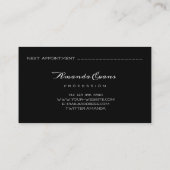 Glitter-Roos met een compacte nagelaarfunctie voor Afsprakenkaartje (Achterkant)