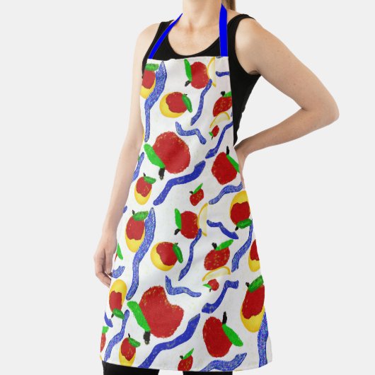 Glitter Rosh Hashanah shofar appels en honing Schort (Insitu)