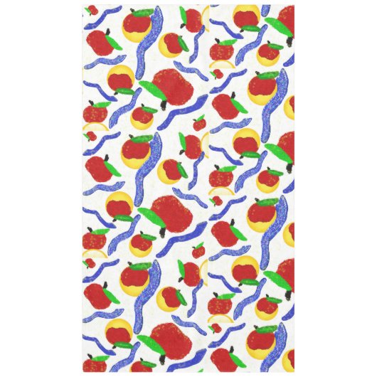 Glitter Rosh Hashanah shofar appels en honing Tafelkleed (Voorkant)