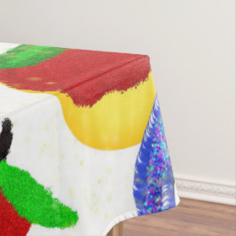 Glitter Rosh Hashanah shofar appels en honing Tafelkleed