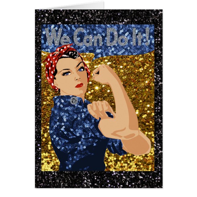 glitter rosie de riveter (Voorkant)