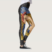 glitter rosie de riveter leggings (Rechts)