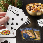 glitter rosie de riveter pokerkaarten (Insitu)