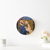 glitter rosie de riveter ronde klok (Huis)