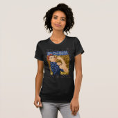 glitter rosie de riveter t-shirt (Voorkant volledig)