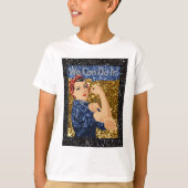 glitter rosie de riveter t-shirt (Voorkant)