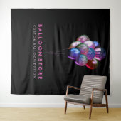 Glitter Roze Ballon Bruiloft Decor Feest Wandkleed (In Situ (horizontaal))