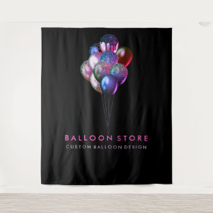 Glitter Roze Ballon Bruiloft Decor Feest Wandkleed