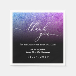 Glitter roze BLAUWGROEN minimalistisch decor bruil Servet