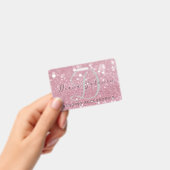 Glitter Roze BRUILOFT ACCESSOIRES Badge (Handheld)