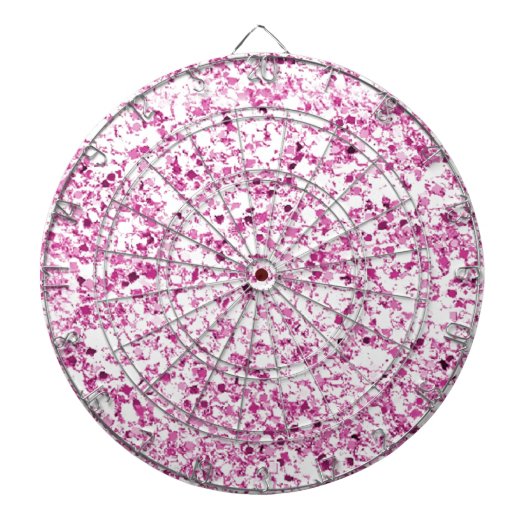 Glitter roze dartboard dartbord (Voorkant)