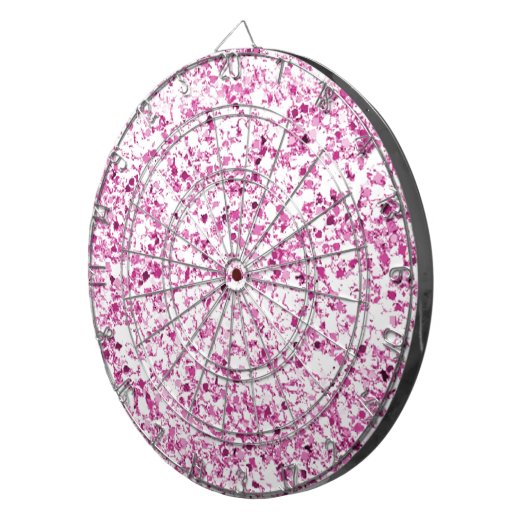 Glitter roze dartboard dartbord (Voorkant Rechts)
