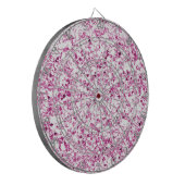 Glitter roze dartboard dartbord (Voorkant Links)