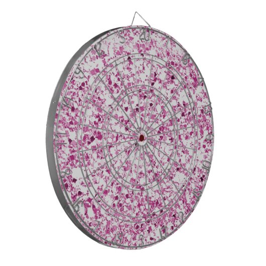 Glitter roze dartboard dartbord (Voorkant Links)