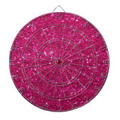 Glitter roze dartboard dartbord (Voorkant)