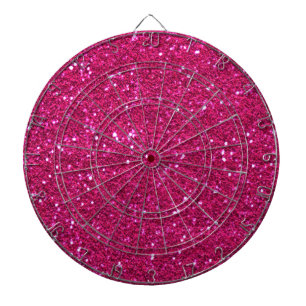 Glitter roze dartboard dartbord