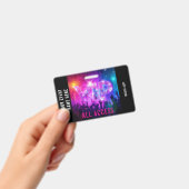 Glitter roze disco VIP-concert all access evenemen Badge (Handheld)