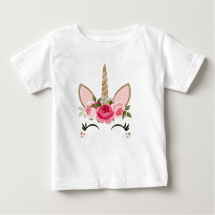 Glitter & Roze Floral Unicorn Trendy