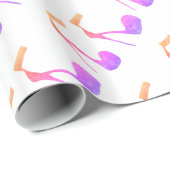 Glitter roze hoge hak schoenen cadeaupapier (Rol Hoek)