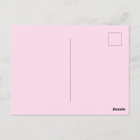 Glitter Roze Luipaardprint Briefkaart (Achterkant)