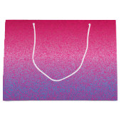 Glitter-roze-Paars-GIFT BAG L Large Cadeautasje (Voorkant)
