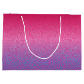 Glitter-roze-Paars-GIFT BAG L Large Cadeautasje (Achterkant)