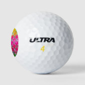 Glitter Roze Snakeskin Golfballen (Logo)